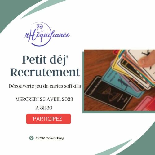 OCW Petit déjeuner recrutement du 26 avril 2023